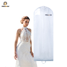 High quality Non-woven  white suit wedding dress dustproof cover garment bag